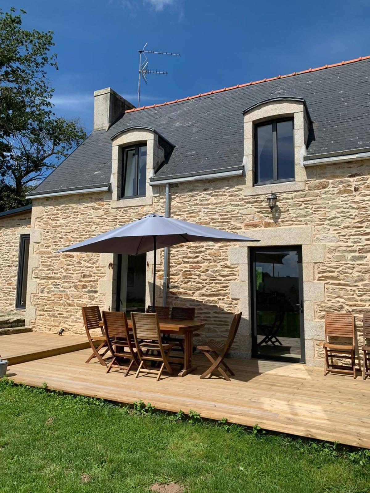 Villa Les Ecuries Du Nevez Plonéour-Lanvern Exterior foto